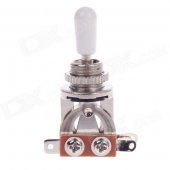 LP William Electric Guitar Gear Switch - Silver + White