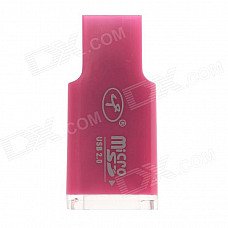 Multifunctional USB 2.0 Micro SD / TF / SD Card Reader - Deep Pink (Max. 32GB) Multifunctional USB 2.0 Micro SD / TF / SD Card Reader - Deep Pink (Max. 32GB)