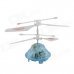 YZ-L Mini 2-CH LED Radio Control R/C Flying Saucer - White + Blue YZ-L Mini 2-CH LED Radio Control R/C Flying Saucer - White + Blue