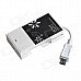 Micro USB 3-in-1 TF / SD Card Reader + 1-Port USB 2.0 HUB for OTG Cellphone - White (Max. 64GB) Micro USB 3-in-1 TF / SD Card Reader + 1-Port USB 2.0 HUB for OTG Cellphone - White (Max. 64GB)
