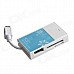 3-in-1 TF / SD Card Reader + 1-Port USB 2.0 HUB for OTG Cellphone - White + Blue (Max. 64GB) 3-in-1 TF / SD Card Reader + 1-Port USB 2.0 HUB for OTG Cellphone - White + Blue (Max. 64GB)