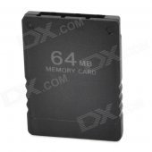 Plastic Memory Card for PS2 - Black (64MB)