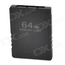 Plastic Memory Card for PS2 - Black (64MB) Plastic Memory Card for PS2 - Black (64MB)