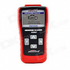 KW807 2.8" LCD OBDII / EOBD Car Diagnostic Auto Scanner - Red + Black KW807 2.8" LCD OBDII / EOBD Car Diagnostic Auto Scanner - Red + Black