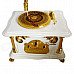 Christmas Gifts Archaize Phonograph Music Box - Golden + White Christmas Gifts Archaize Phonograph Music Box - Golden + White