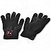 Bluetooth Handsfree Touch Control Keep Warm Gloves - Black Bluetooth Handsfree Touch Control Keep Warm Gloves - Black