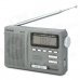 TECSUN DR-920 Digital FM AM MW SW Multiband Radio - Silver + Silver Grey