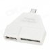 OT-3238 Micro USB to M2 + USB OTG Card Reader for Smartphone + Tablet PC - White (16GB) OT-3238 Micro USB to M2 + USB OTG Card Reader for Smartphone + Tablet PC - White (16GB)