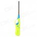 ON1 Refillable Yellow Flame Butane Lighter - Grass green + Silver + Blue