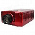RuiQ 50W LED Multimedia 3D Projector w/ VGA / HDMI / AV / USB - Red RuiQ 50W LED Multimedia 3D Projector w/ VGA / HDMI / AV / USB - Red