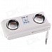 USB Rechargeable Portable MP3 Music Stereo Speaker with SD/USB/Cell Phone Adapters (3.5mm) USB Rechargeable Portable MP3 Music Stereo Speaker with SD/USB/Cell Phone Adapters (3.5mm)