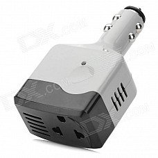 A109 75W 12~24V to 220V Car Cigarette Lighter Inverter w/ 1-Outlet Socket - Black + Grey A109 75W 12~24V to 220V Car Cigarette Lighter Inverter w/ 1-Outlet Socket - Black + Grey