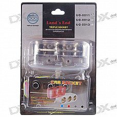 1-to-3 Cigarette Lighter Power Spliter (DC 12V/24V)