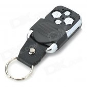 RR2 4-Key Mutual-Duplicating Remote Controller - Black + Silver (1 x 27A)