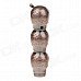 Stylish LED Eyes Skull Heads Pattern Gas Lighter - Red Copper (3 x LR621) Stylish LED Eyes Skull Heads Pattern Gas Lighter - Red Copper (3 x LR621)