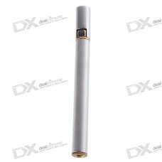 Lady's Cigarette Shaped Silver Butane Lighter