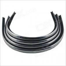 YCL-561 Stylish Chrome Fender Arch Strip - Silver + Black YCL-561 Stylish Chrome Fender Arch Strip - Silver + Black