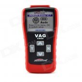 KW809 2.8" LCD OBDII / EOBD Multifunction Car Diagnostic Scanner for CAN VW / AU-DI - Red + Black