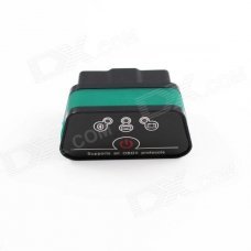 Super Mini iCar2 Vehicle Bluetooth OBD-II Code Diagnostic Tool / Clearer - Black + Green Super Mini iCar2 Vehicle Bluetooth OBD-II Code Diagnostic Tool / Clearer - Black + Green