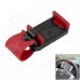 Car Steering Wheel Mobile Scaffold Holder Bracket - Black + Red Car Steering Wheel Mobile Scaffold Holder Bracket - Black + Red