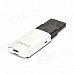 KINGMAX KOTGR-01 Micro USB MicroSD / TF Card Reader w/ USB 2.0 Adapter - Black + Silver (Max. 64GB) KINGMAX KOTGR-01 Micro USB MicroSD / TF Card Reader w/ USB 2.0 Adapter - Black + Silver (Max. 64GB)