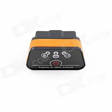 Super Mini iCar2 Vehicle Bluetooth OBD-II Code Diagnostic Tool / Clearer - Black + Orange Super Mini iCar2 Vehicle Bluetooth OBD-II Code Diagnostic Tool / Clearer - Black + Orange