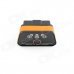 Super Mini iCar2 Vehicle Bluetooth OBD-II Code Diagnostic Tool / Clearer - Black + Orange Super Mini iCar2 Vehicle Bluetooth OBD-II Code Diagnostic Tool / Clearer - Black + Orange