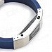 0.7" LCD Bluetooth Cell Phone Caller ID Display and Call Alert Vibrating Bracelet - Blue + Silver 0.7" LCD Bluetooth Cell Phone Caller ID Display and Call Alert Vibrating Bracelet - Blue + Silver