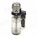 QIHAO Mini Portable Jet Flame Strong Fire Windproof Inflatable Lighter - Black + Silver QIHAO Mini Portable Jet Flame Strong Fire Windproof Inflatable Lighter - Black + Silver