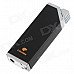 COHIBA H026B Super Fire Windproof Butane Jet Flame Lighter - Black + Silver COHIBA H026B Super Fire Windproof Butane Jet Flame Lighter - Black + Silver