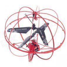 HappyCow Mini 3-CH IR Remote Control Helicopter Light UFO w/ Gyroscope - Red + Black HappyCow Mini 3-CH IR Remote Control Helicopter Light UFO w/ Gyroscope - Red + Black
