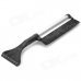 2-in-1 Retractable Cleaning Brush & Shovel - Black + Silver