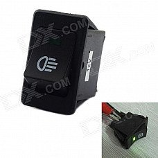 Jtron Car Switch / Fog Green Light Switch - Black + Green (35A / 12V) Jtron Car Switch / Fog Green Light Switch - Black + Green (35A / 12V)