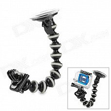 360 Degree Rotational 1/4" Car Mount Holder w/ Suction Cup / GoPro Adapter for Camera/GoPro Hero 4/SJ4000 360 Degree Rotational 1/4" Car Mount Holder w/ Suction Cup / GoPro Adapter for Camera/GoPro Hero 4/SJ4000