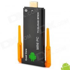 Double Antenna Quad-Core Android 4.2.2 1080p Bluetooth V2.1 Mini PC w/ MicroSD (TF) / USB Double Antenna Quad-Core Android 4.2.2 1080p Bluetooth V2.1 Mini PC w/ MicroSD (TF) / USB