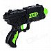 M02 Cool PC BB Guns Toy + Sponge Bullets Set - Black + Jade Green