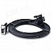 Thin VGA Male to Male Flat Connecting Cable for Computer / Projector + More - Black (3m) Thin VGA Male to Male Flat Connecting Cable for Computer / Projector + More - Black (3m)