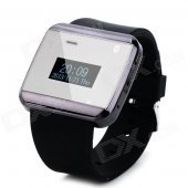 1.0" Screen Silicone Band Bluetooth Wrist Watch w/ Receiving and Dial Call Function