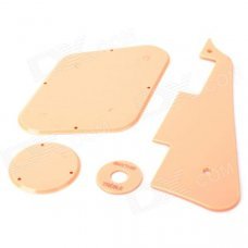 ZT053 Plastic Electric Guitar LP Protective Set - Orange Yellow (4PCS) ZT053 Plastic Electric Guitar LP Protective Set - Orange Yellow (4PCS)