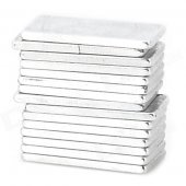 LSON 1.8 x 0.8 x 0.12cm Rectangular Magnets - Silver (15PCS)
