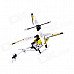 6689-2 Mini SKYHAWK 3-Channel IR Remote Control Helicopter - Yellow + Black + Silver 6689-2 Mini SKYHAWK 3-Channel IR Remote Control Helicopter - Yellow + Black + Silver