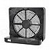 Lileng 821 USB Powered 3-Blade 2-Mode Fan - Black (4 x AA)