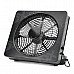 Lileng 821 USB Powered 3-Blade 2-Mode Fan - Black (4 x AA)