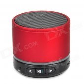 S11 Portable 3W Bluetooth V3.0 Stereo Speaker w/ Mic / Mini USB / TF - Red + Black