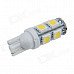 T10 / 194 / W5W 2W 200lm 9 x SMD 5050 LED Warm White Car Side Light / Signal / Reading lamp - (12V) T10 / 194 / W5W 2W 200lm 9 x SMD 5050 LED Warm White Car Side Light / Signal / Reading lamp - (12V)