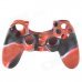 Protective Silicone Case for PS4 Controller - Black + Red