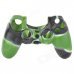 Protective Silicone Case for PS4 Controller - White + Green
