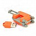 RYVAL Cute Luggage Style Water Resistant USB Flash Drive - Orange + Grey (8G)