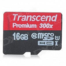 Transcend TF300X UHS-I Micro SDHC / TF Memory Card - Black (16GB / Class 10) Transcend TF300X UHS-I Micro SDHC / TF Memory Card - Black (16GB / Class 10)