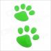 DIY Dog Footprint Glow-in-the-Dark Car Decoration Sticker Set